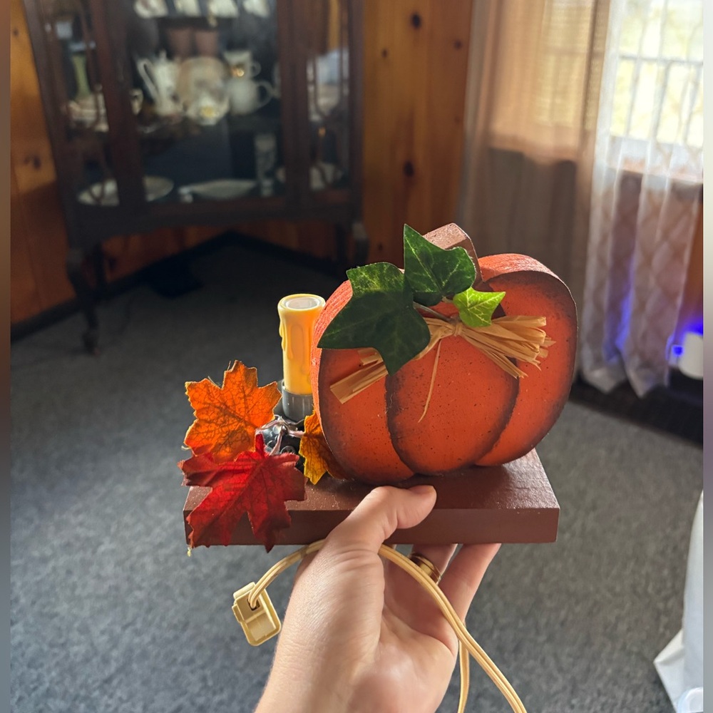 Autumn Pumpkin Candle Holder